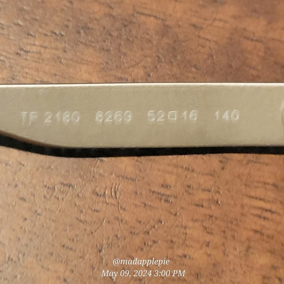 Tiffany & Company TF2180 Eyeglasses Frame Only Demo Lenses Luxury Designer  #86 - Picture 6 of 14